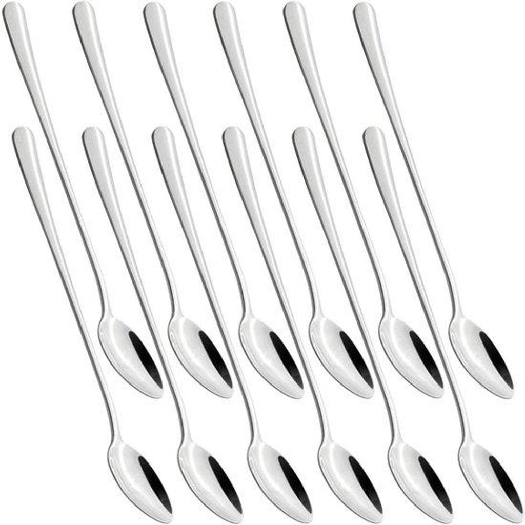 Stahl rohrrostfreie Cocktail-Mixer-Löffel-Sets - 12-teilig - mit Kaffee-Löffeln - Küchenaccessoires