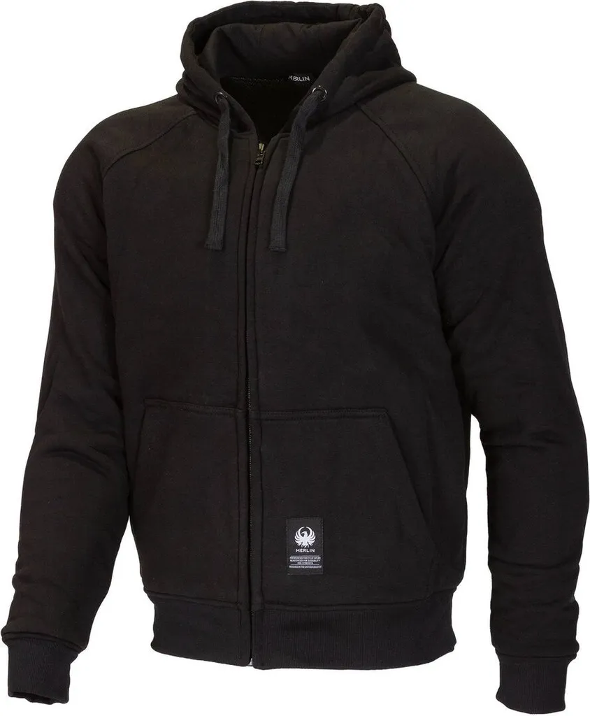 Hoodie Merlin Hamlin II Noir 3XL avec doublure Kevlar anti-abrasion