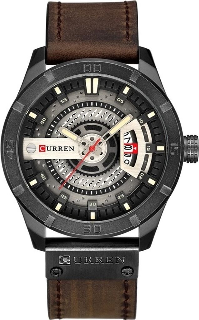 CURREN BR-14168 Herrenuhr - Dunkel Braun KP14168 Produktbild 
