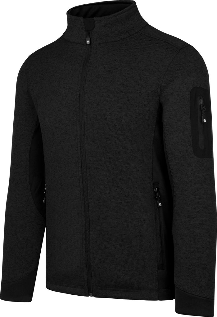 normani Herren Strick-Fleecejacke