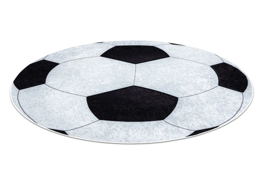 Tapis de chambre enfant football lavable et antidérapant 80cm