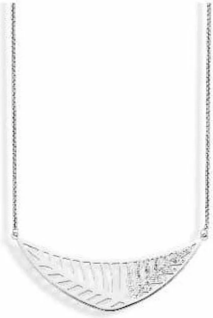 Victoria Collana Jungle color argento con pietre
