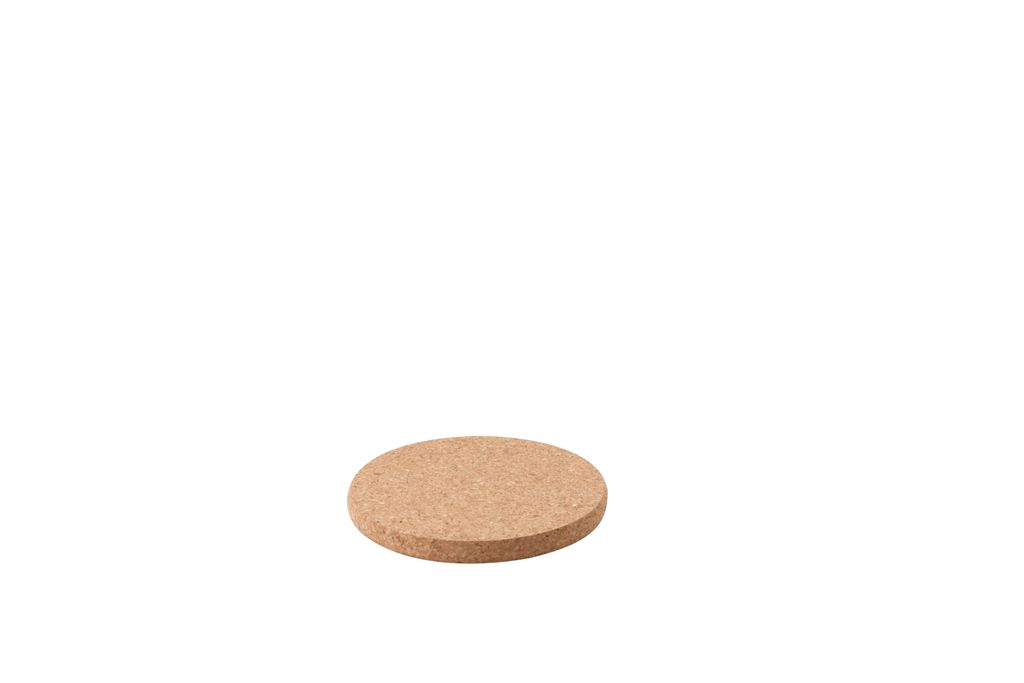 CONTINENTA Untersetzer rund, Kork Ø 20x1,5 cm 1503 4017167150307 Vorteilset – 6 Stück – inkl. 4 Edelstahl-Trinkhalme