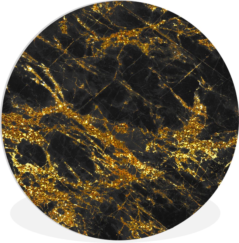 MuchoWow - Wand-Kreis - Wohnzimmer - Bild - Runde - Wanddeko - Dibond - Kunstdrucke