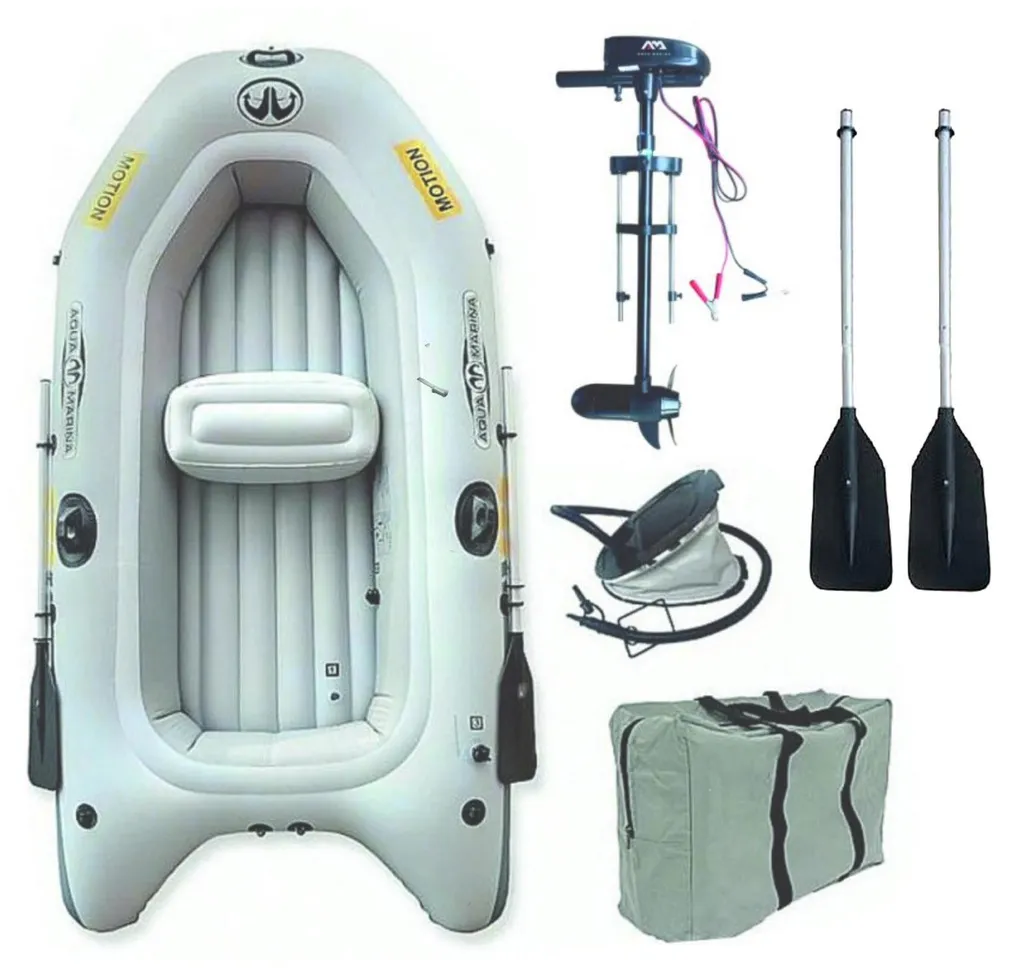 Bateau Pneumatique Motorisé Aqua Marina : Naviguez sans Effort ni Bruit