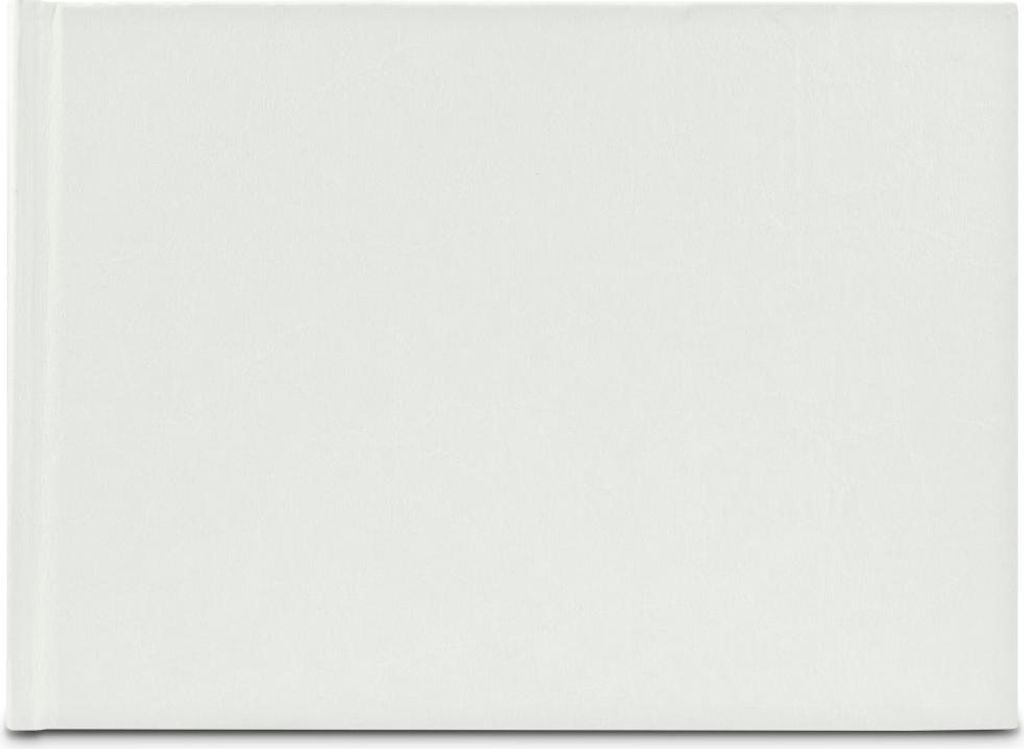 Hama Buch-Album Wrinkled, 24x17 cm, 36 weie Seiten, Wei (00007613)