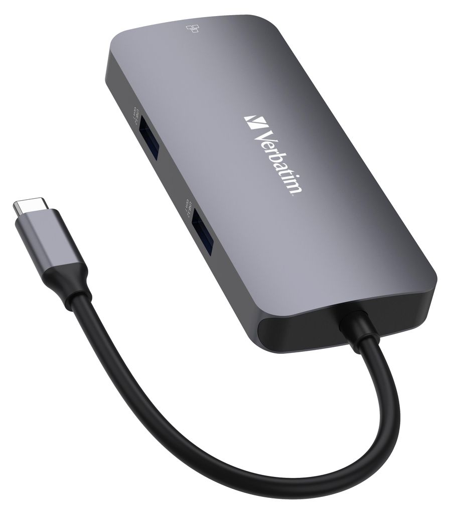 Verbatim USB-C Pro Multiport-Hub mit 5 Anschlьssen CMH-05
