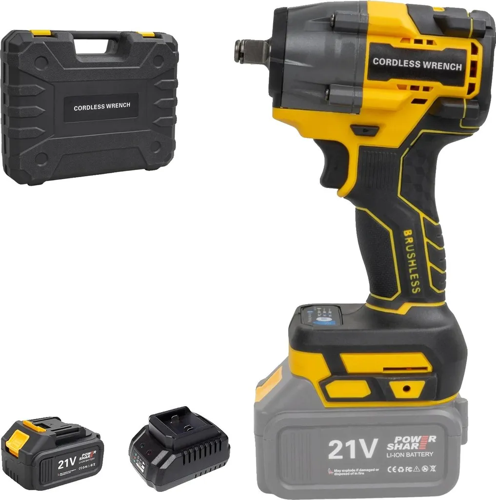 Potenza Senza Limiti: Avvitatore a Impulsi 480 Nm Brushless Giallo