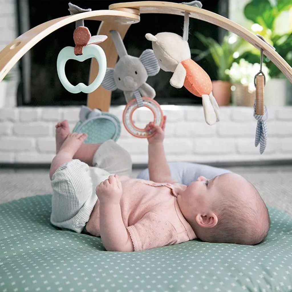 Ingenuity Tapis de jeu double face Cozy Spot - Éveil Bébé Réversible