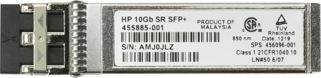 Émetteur Récepteur SFP+ 10Gb HP Intel pour Liaison Fibre Optique SR