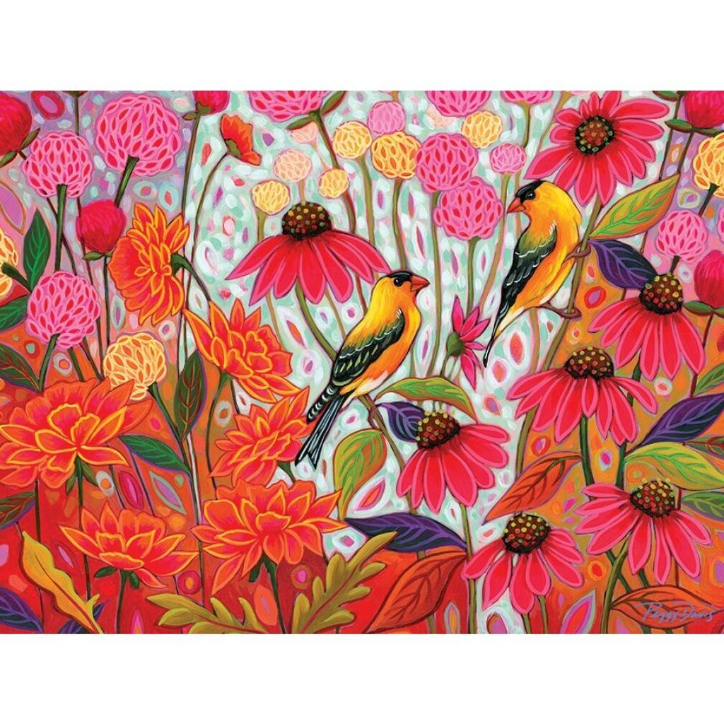 COBBLE HILL Frü hlingshafte Stitchers Puzzle XL 275 Teile