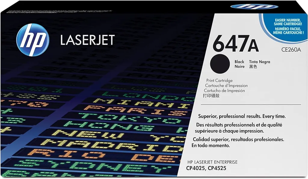 Toner d'origine HP CP4020 noir anti-bavure pour LaserJet Color