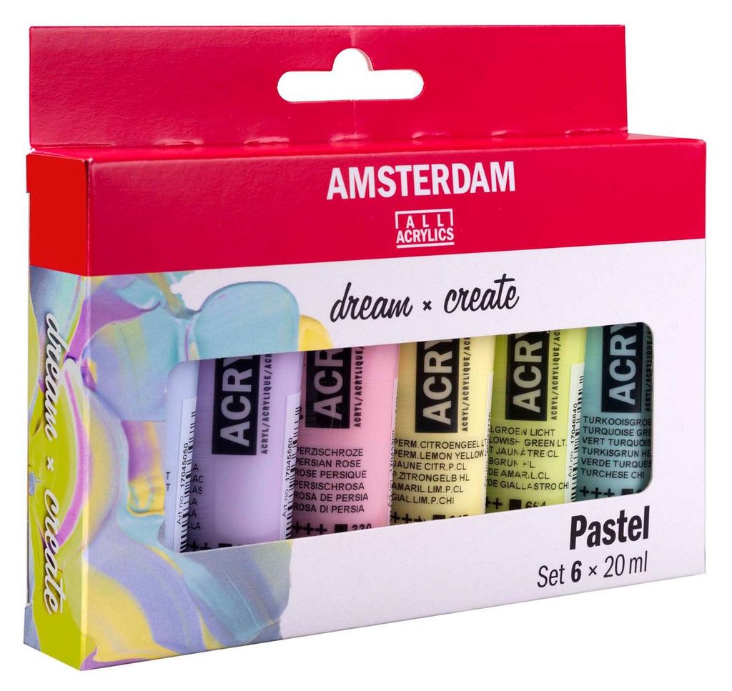 Amsterdam 17820503, 20 ml, Grün, Lila, Rose, Türkis, Produktbild 