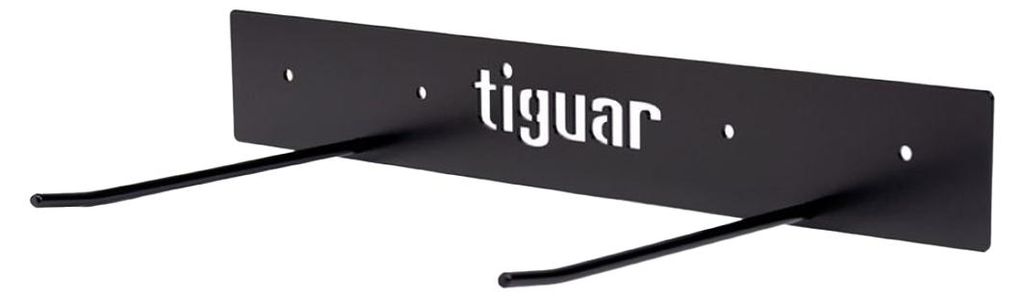 Tiguar - Aufhänger für Matten, Logo, Stahl PP12609 (Einheitsgröße) (Schwarz)