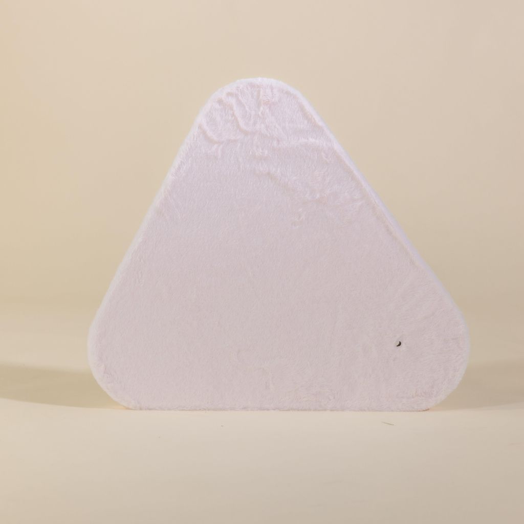 RHRQuality – Großer Kratzbaum Liegeplatz – Dreieckige Stufe – (für 12, 15 oder 20 cm Pfosten) Pink Teddy