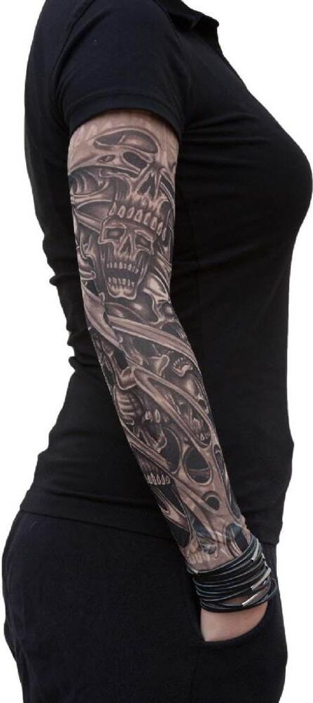 Oblique Unique Tattoo Ärmel Strümpfe Armstulpen Motiv - the Produktbild 