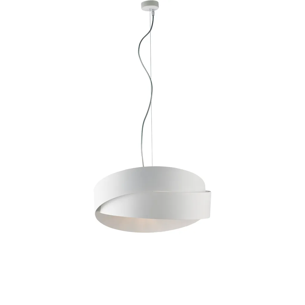 Luminaire de plafond blanc Astro pour grand salon avec 2 spots réglables