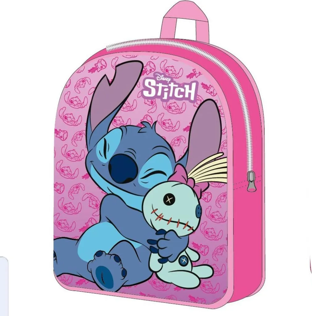 Sac à dos Lilo & Stitch Bleu 30cm - Motif Scrump avec Bretelles Réglables