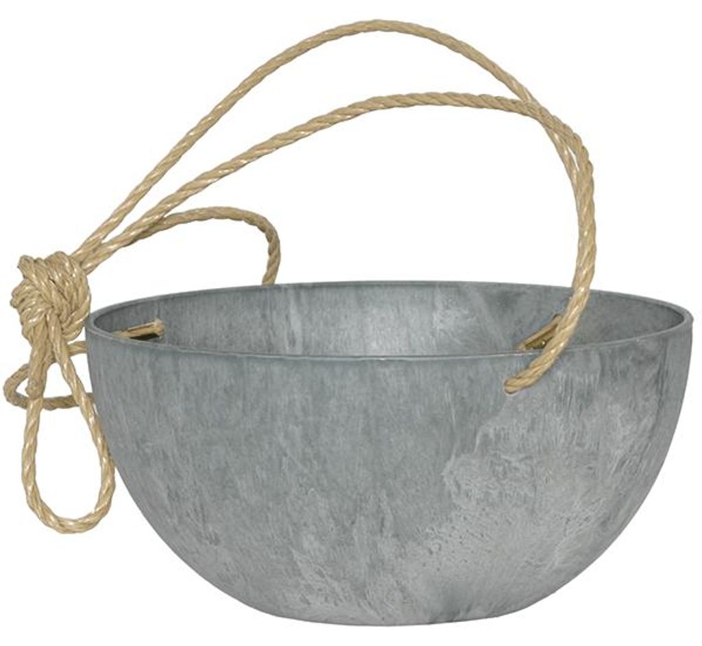 ARTSTONE Blumenampel Fiona Ø 25 x 12 cm grau Produktbild 