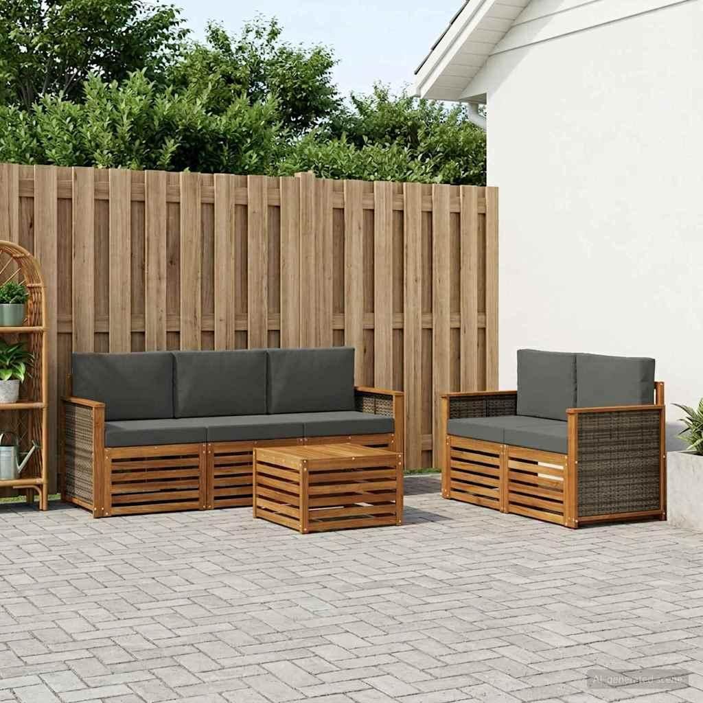 Möbel Sofagarnituren Massivholz AkazieGartensofas - Gartensofas c1597