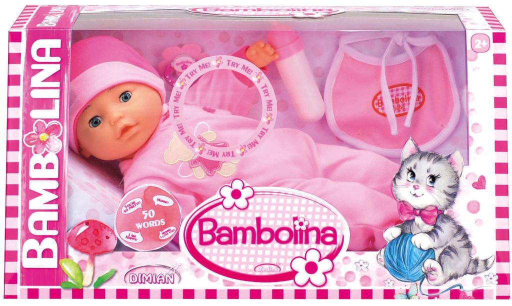 Panenka Bambolina Flora s 50 českými slovy Obrázek produktu 