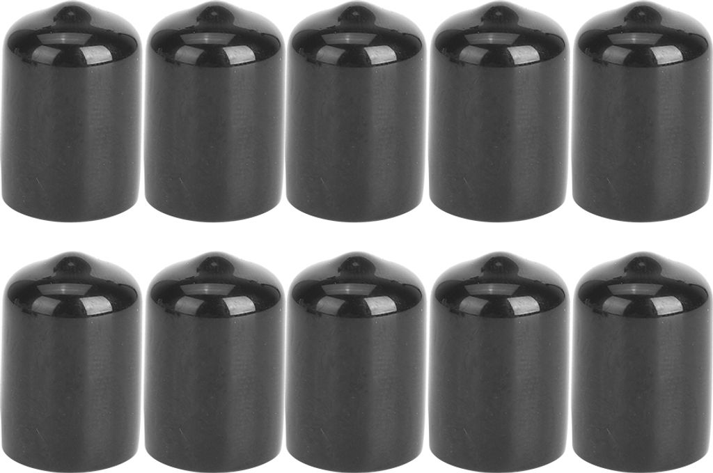 10pcs Gummi Gummi langlebig Billardpool Cue Tipp Protector Small Head Club Schutzstiftabdeckung Snooker Accessoire14mm