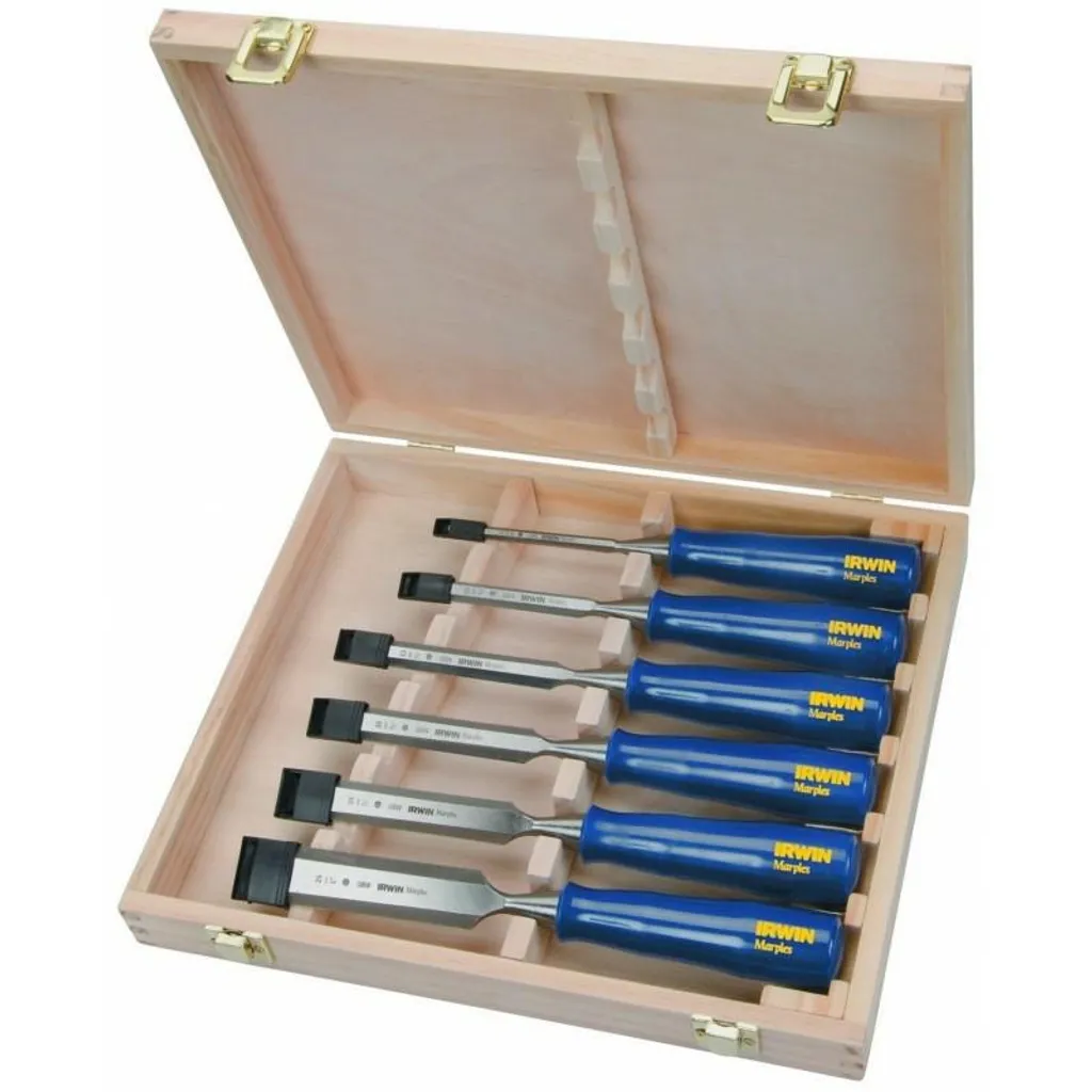 Irwin Marples M444 Set 6 Scalpelli Professionali in Scatola di Legno