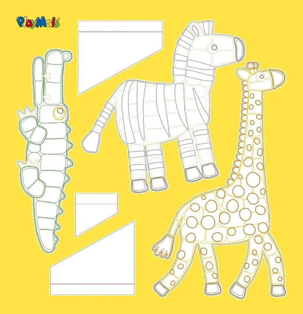 Jeu de Construction Éco-Responsable PlayMais Jungle dès 3 Ans
