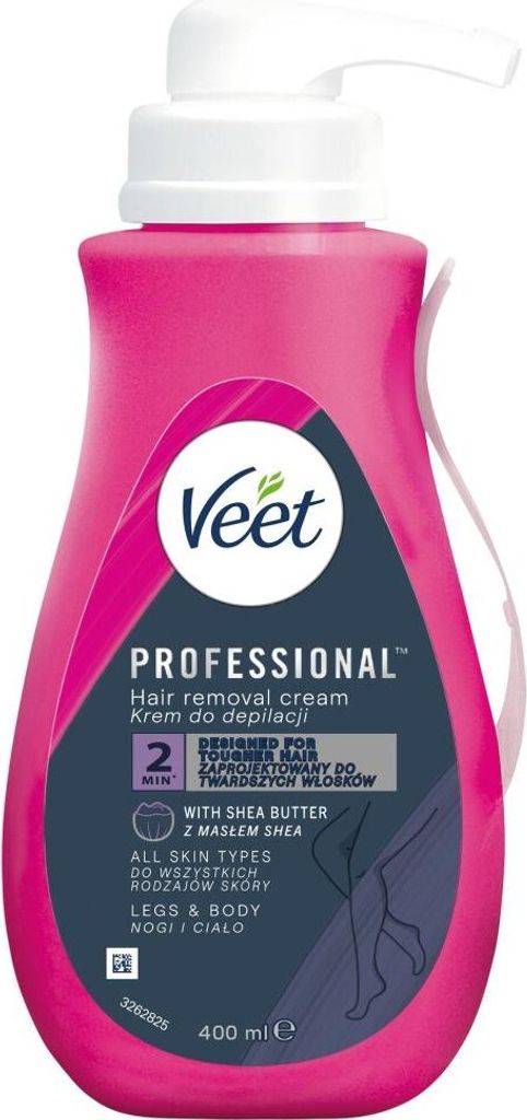 Depilační krém pro všechny typy pokožky Proffesional (Hair Obrázek produktu 