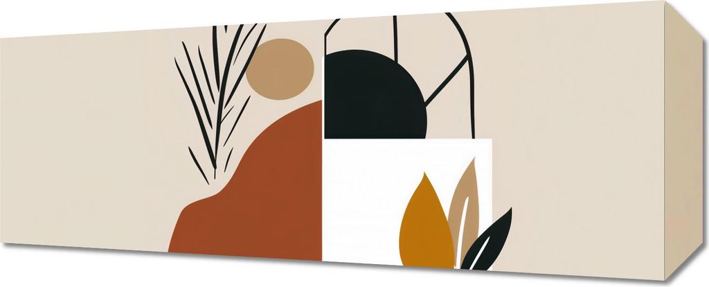 Bild 50x20cm Natur Blüht