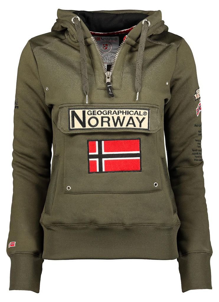 Geographical Norway bluza kolor zielony dla mężczyzn Zdjęcie produktu 