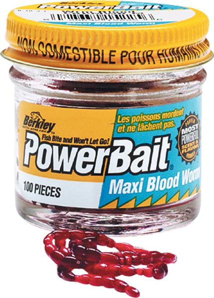 Berkley Soft Baits PowerBait Maxi Blood Worms (larvy Obrázek produktu 