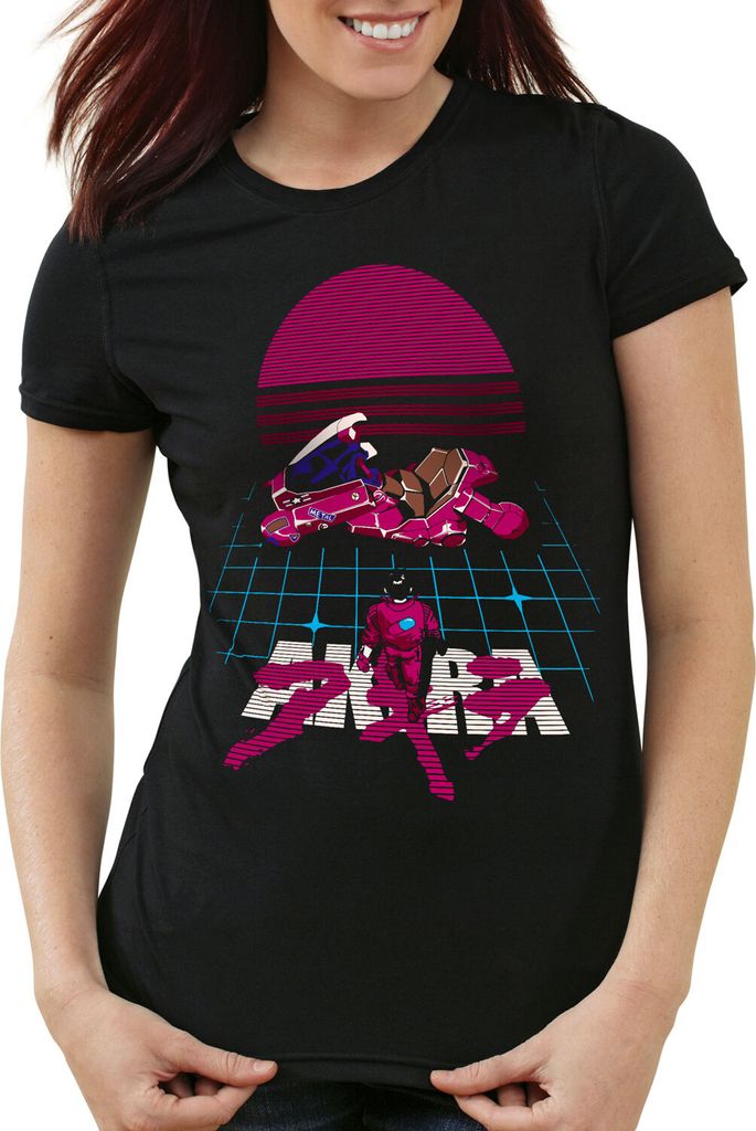 style3 Neo Tokyo Night Ride Damen T-Shirt anime manga japan, Größe:S