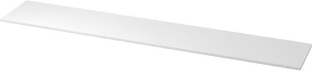 Abdeckplatte 240,5x43cm Weiß