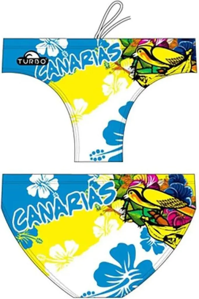 Maillot de bain Turbo Canarias Parrot Multicolore XL Anti-Chlore Homme