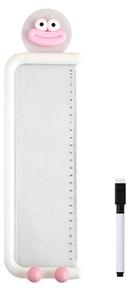 Acryl-Notiztafel für Monitore, transparente Seitenhalterung mit Klemme, Handyhalterung und Lineal – ideal als Schreibtisch-Organizer.