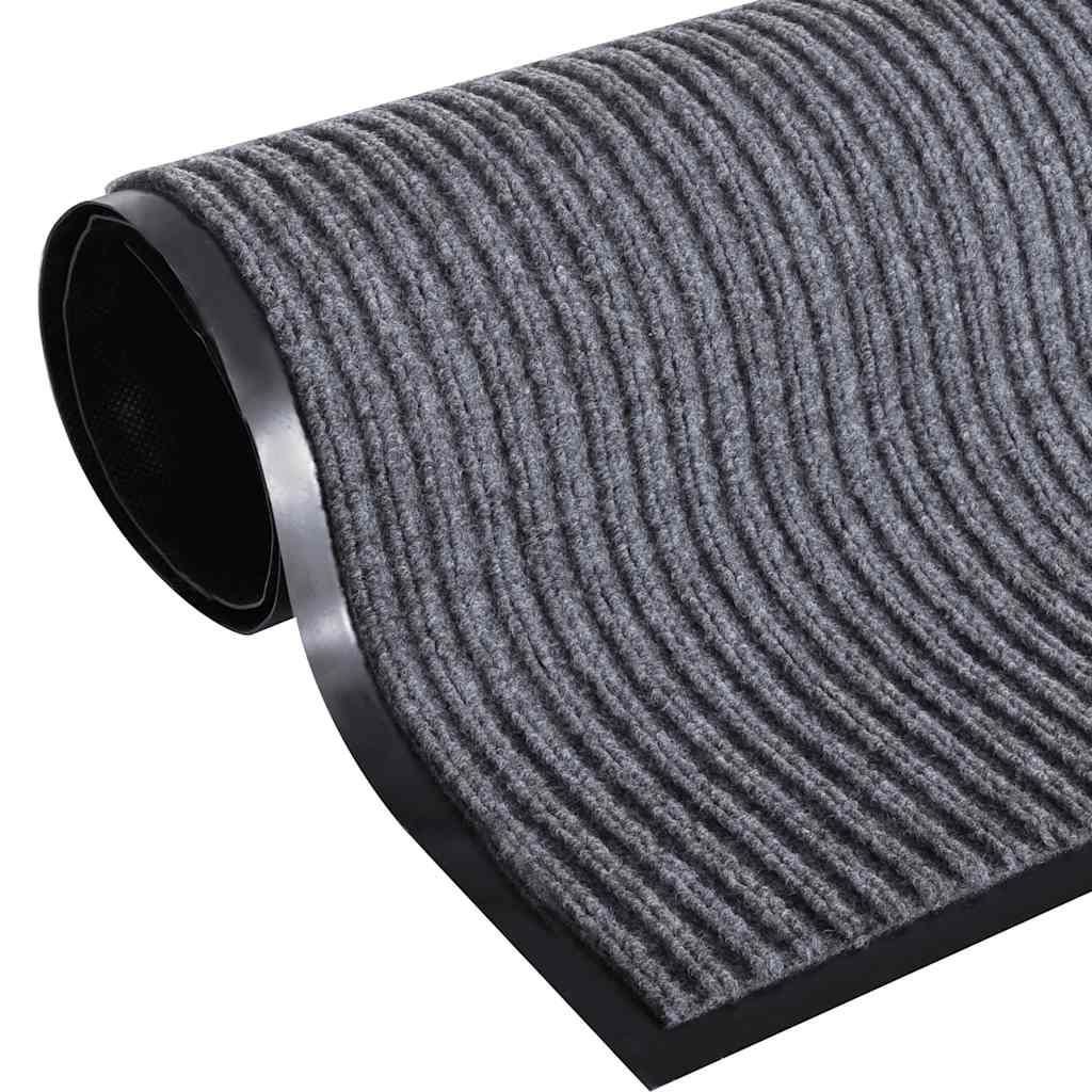 Paillasson en PVC gris 90 x 60 cm Image du produit 