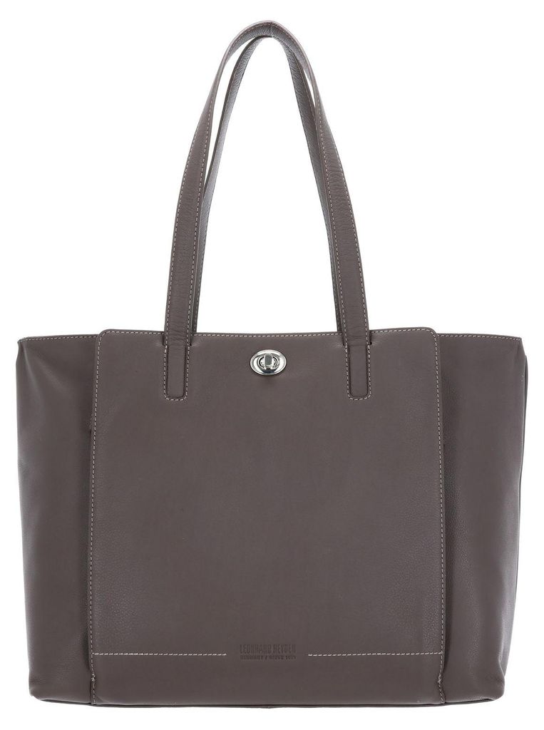 LEONHARD HEYDEN Leer shopper business tas met laptopvak Productafbeelding 