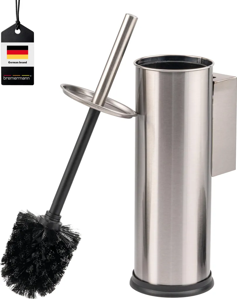 Portascopino Sospeso Bremermann Acciaio Inox: Accessori Bagno Moderni