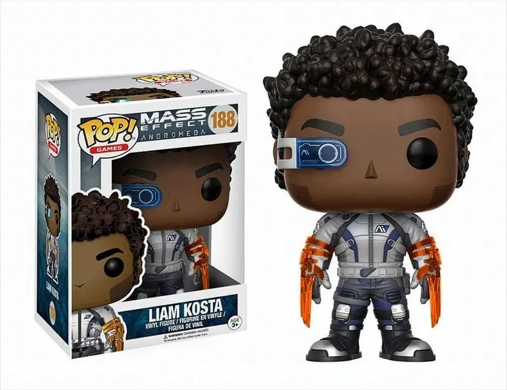 Mass Effect Andromeda Funko POP ! Figurine Liam Kosta 188 en PVC