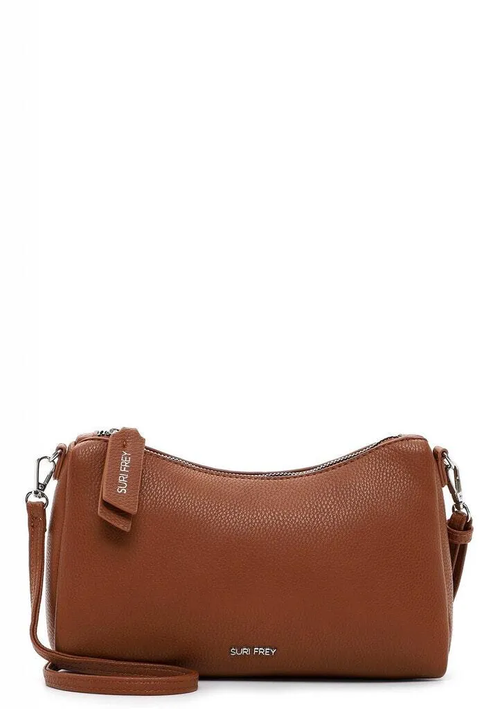SURI FREY Caly Hand Bag Cognac: Borsa a Tracolla Vegana Elegante