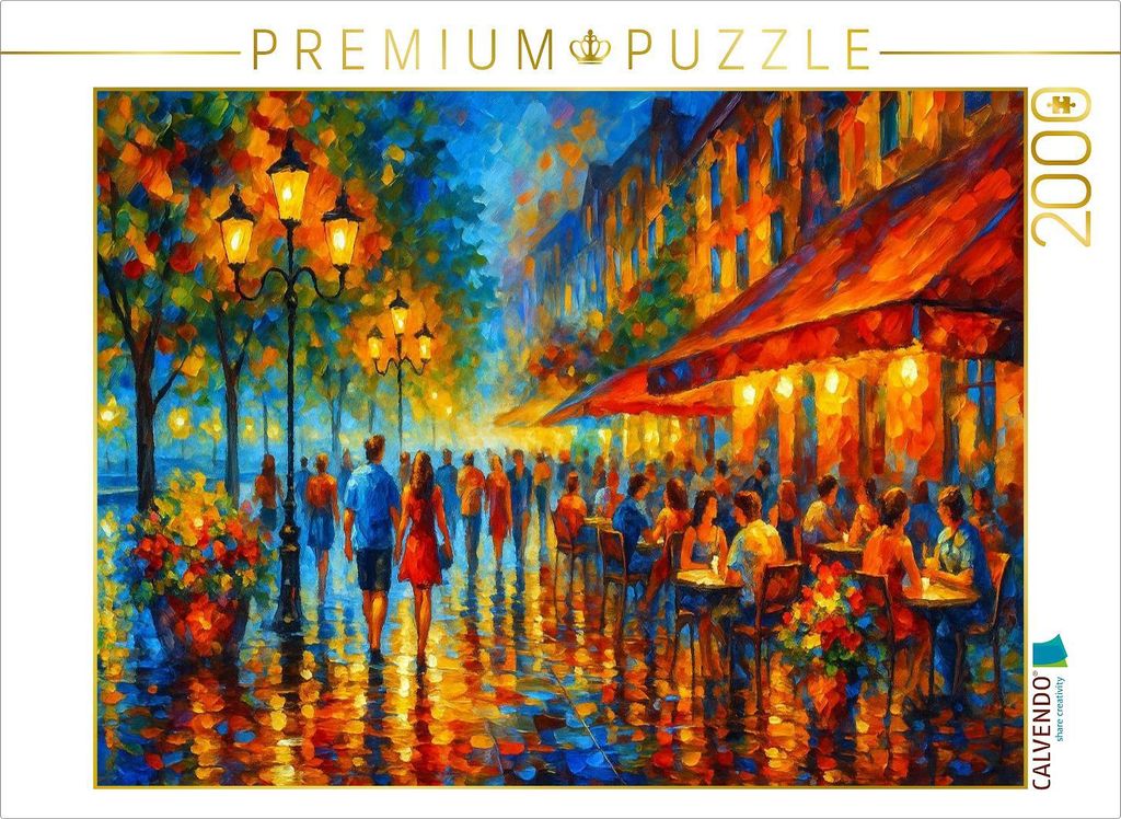 CALVENDO Puzzle Nachmittags in der Stadt | 2000 Teile Lege-Größe 90x67cm Foto-Puzzle für glückliche Stunden