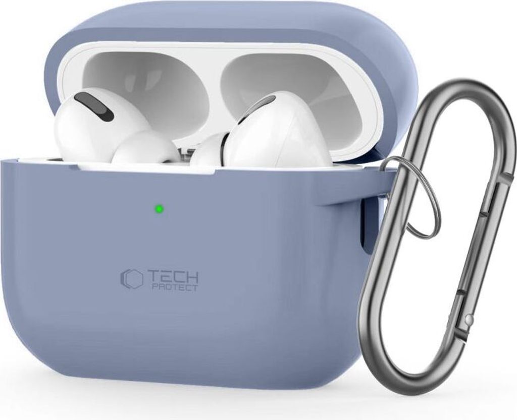 Tech-Protect Silikon-Haken Apple Airpods Pro 1 / 2 Baby Blau