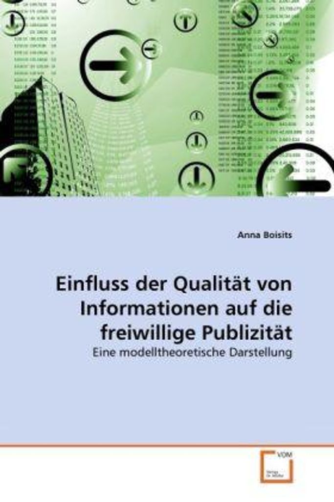 Boisits, A: Einfluss der Qualität von Informationen auf die
