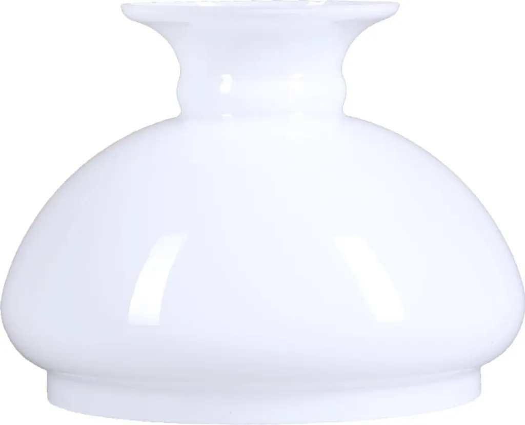 Verre de lampe Vestas Ø 124mm - Verre à pétrole opalin blanc de rechange