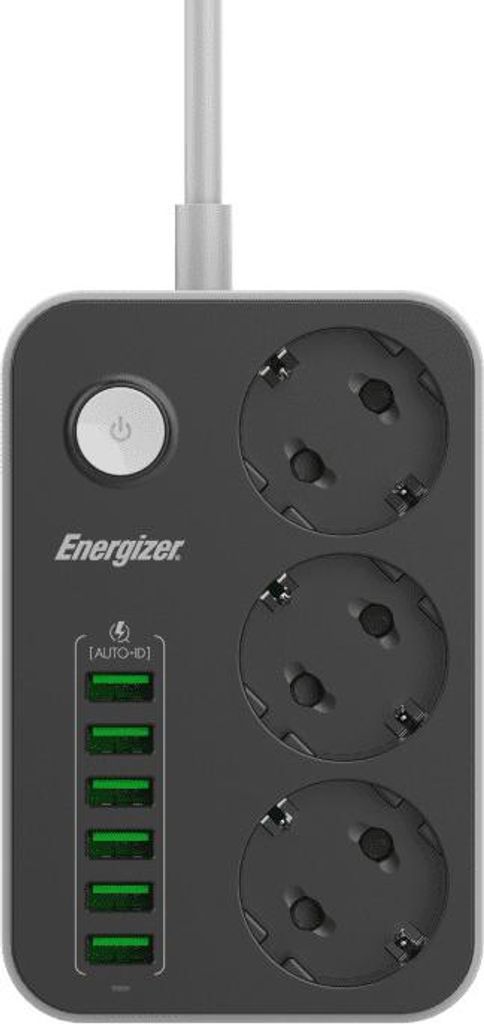Energizer EPB2500W01EU, 2 m, da interno, bianco, nero, 3 Immagine del prodotto 