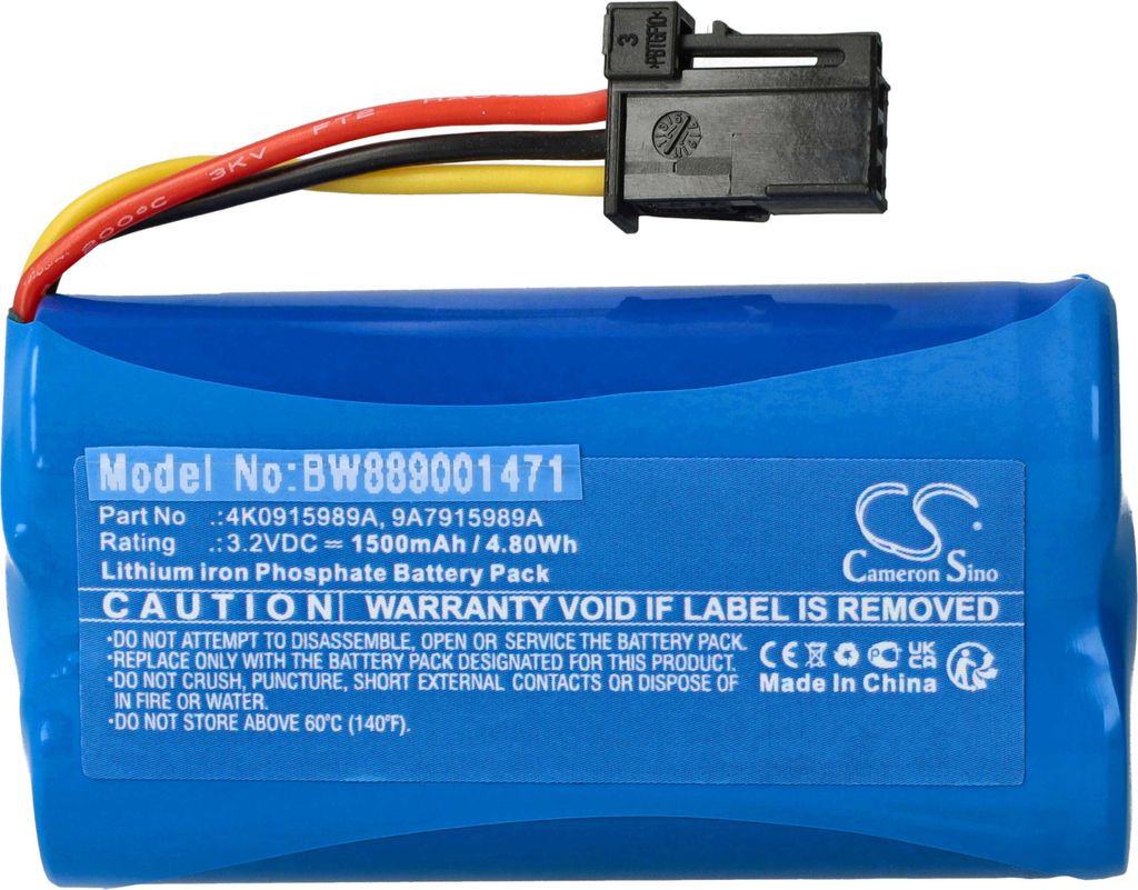 vhbw Akku Ersatz für VW 9A7915989A, 4M0 907 486, Produktbild 