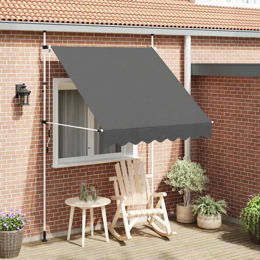 vidaXL Tenda a Scomparsa 200cm Grigio Antracite | Design e Protezione