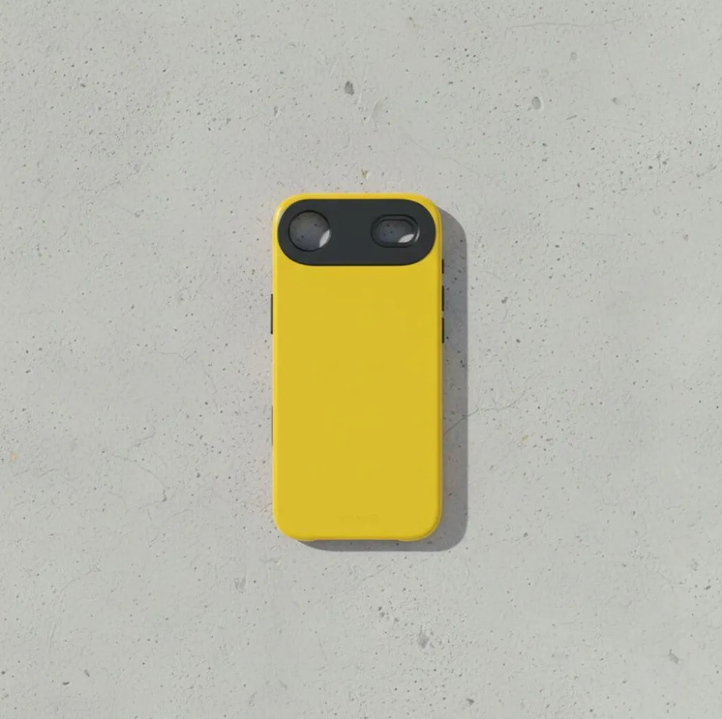 Regala stile: Custodia iPhone Air YAXO Leather Gialla MagSafe Slim - 8