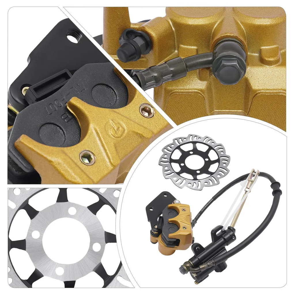 Kit de freinage hydraulique arrière champagne haute performance VTT - 2